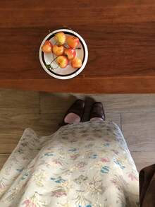 FRIFUL Đầm ngắn tay phồng in hoa cài cúc dành cho nữ, kiểu dáng thường ngày, thích hợp dự tiệc cưới mùa xuân. - trắng - Xem 6