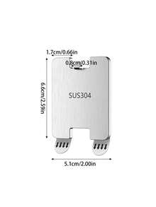 1/3/6Pcs Stainless Steel Traceless Nail-Free Hook Multifunctional Picture Hook Photo Frame Fixed Punch-Free Album Hook - Multicolor - View 2