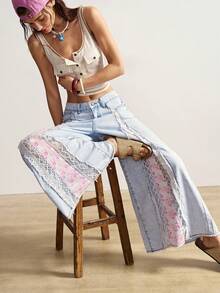 Bohemela BOHO Women Pants - Blue - View 8