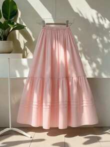 GlowEve 女士编织优雅夏季度假裙 - 粉色 - 查看 2