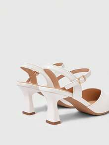 Sleekvia Women Pumps Valentine's Day - White - View 9