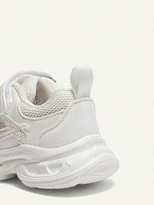 Cozy Pixies A Pair Of Spring And Summer Fashion Versatile Fun Cute White Dad Shoes Soft Sole Flat Bottom Baby Sneakers College Style Outdoor Play Travel Party - White - View 9
