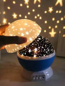 1PC Star Projector Night Light, Moon & Stars Projector Lamp, 360 Degree Rotation, Cosmos Starry Projector Table Lamp For Bedroom Party Decoration Birthday Gift - ضوء النجوم - مشاهدة 7