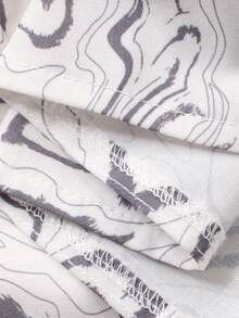 Vivie Lora Women's V-Neck Loose Fit Mid-Length Dress - Grey - View 7