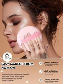 42pcs Makeup Brush Set, Includes Eye Shadow Brush, Eyebrow Brush, Foundation Brush, Powder Brush, Blush Brush, Concealer Brush And Highlighter Brush, Made Of Ultra Soft Synthetic Hair, Suitable For Daily Facial Makeup. Makeup Brush Set, Makeup Brush Set, Makeup Brush Set, Complete Makeup Tools, Makeup Brush Set, Complete Makeup Tools, Makeup Brush Set, Makeup Brush Set, Makeup Gift Set - Pink - View 5