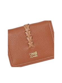 Cavalli Class Women's Bifold Card Holder Wallet Small Brown - 棕色 - 查看 2
