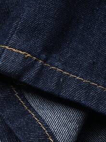 DAZY Young Boy Casual Denim Jacket And Pants Set, Autumn/Spring - Blue - View 8