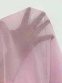 Bellisia Women's Summer Beach Vacation Mesh Frill Trim Wrap Tie Sarong Skirt - Pink - View 8