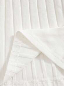 Emery Rose Kids Young Girl Heart Embroidery Ribbed Casual Round Neck Tank Top - Multicolor - View 9