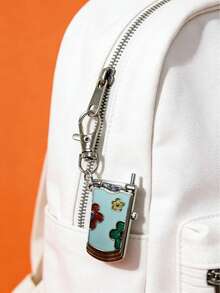 Joivida Cartoon Flip Phone Pendant Watch Student Portable Pocket Watch School Bag Keychain Ornament - multicolor - View 11