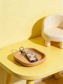 Joivida Cartoon Flip Phone Pendant Watch Student Portable Pocket Watch School Bag Keychain Ornament - multicolor - View 7