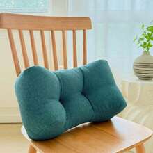 1pc [Multi-Color Options] Waterproof & Stain-Resistant Linen Lumbar Pillow - Office Sitting Support Cushion, Sofa Backrest, Car Seat Pad, Breathable Student Dorm Seat Cushion, Home Lumbar Support - Multicolor - View 17