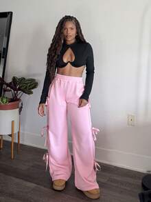 Tyla Gomez Y2K Sexy Streetwear Crop Top With Hollow Heart Design - Black - View 4