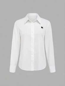 ReShift Áo khoác cardigan dài tay thường ngày cho nữ, áo sơ mi họa tiết in, thời trang mùa hè - Nhiều màu - Xem 3