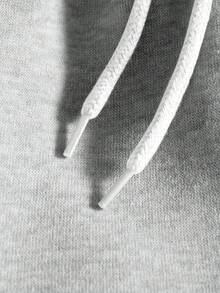 PAVTROS Men's Cross Graphic Drawstring Waist Pockets Casual Loose Sweatpants - Grey - View 6