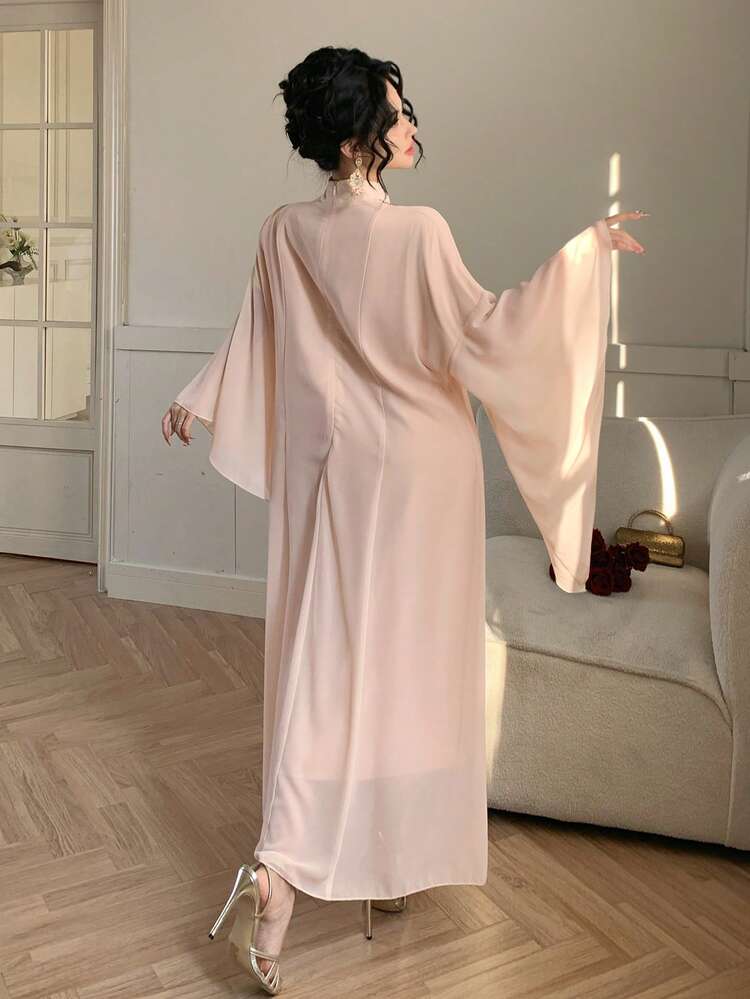 Sequin Patchwork Midi Dress For Women, Vacation Sparkly Dress Sundress