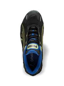 Puma 彪马 Inhale AstroTrail 女款运动鞋（GS）吸汗透气轻便百搭纯色易洗快干户外日常上学女款（GS）黑色/黄色 402737-01 - 黑色/黃色 - 查看 6