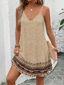 EMERY ROSE Đầm không tay dáng rộng in hoa cổ điển dành cho nữ, thích hợp cho mùa hè. - Nhiều màu - Xem 2