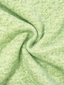 GlowEve 优雅设计女士围巾领带针织背心 - 綠色 - 查看 7