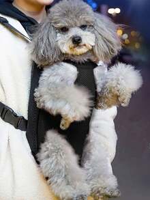 1 Pc Legs Out Front Pet Dog Carrier ,Front Chest Backpack ,Pet Cat Puppy Tote Holder Sling Bag For Small Puppy Keep Cat Carrier Cat Bag - Black - View 4