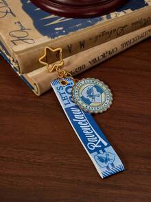 HARRY POTTER X SHEIN 绿色卡通蛇图案，英文字母金属钥匙扣 - 彩色 - 查看 2