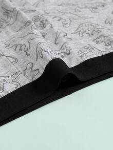 10条/套 幼儿男童卡通恐龙印花舒适平角内裤 - 彩色 - 查看 8