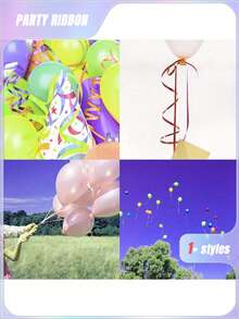 SHEIN 1 Roll, 250 Rose Gold Curling Ribbon For Gift Wrapping, Balloon String, Wedding, Birthday, - Metallic Shiny " Ribbon For Bouquets And Flower Wrapping Paper Valentine DAY, Valentines Wedding, Birthday - Rose Red - View 5