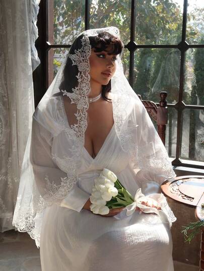 Lyrianda Plus Size Elegant Cinched Waist Long Sleeve Dress, Graceful Goddess Style, French Chic, Autumn