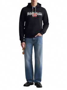 Men's Hoodie Navy Blue - BLU MARINE - Visa 3