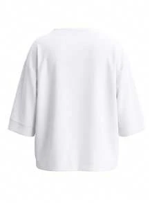 DKNY Women's Sweatshirt White - White Black - View 5