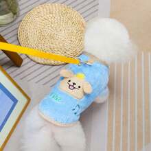PETSIN Gilet e felpa con cappuccio in velluto morbido e caldo per animali domestici, adatto per cani, gatti e piccoli animali, da indossare sia in casa che all'aperto, con fibbia di trazione, per l'autunno/inverno - Multicolore - Visualizzare 18