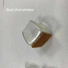 8个通用方形透明硅胶椅腿套，适用于餐桌椅、凳子，保护垫，防止刮伤和噪音，底部防滑，防止损坏地板。 - 彩色 - 查看 8