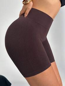 SuitURBody 1件装女士舒适休闲塑身裤 - 棕色 - 查看 4