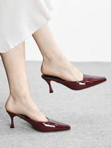 CUCCOO BIZCHIC 女士高跟鞋 - 酒紅色 - 查看 3