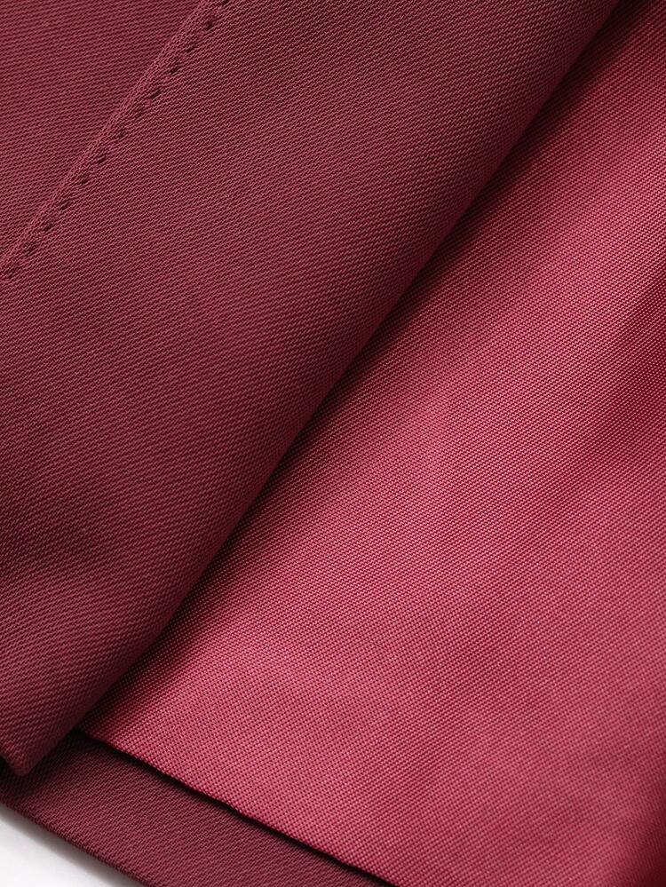 Women's V-Neck Sleeveless Blazer Vest And Straight Leg Pants 2 Pieces Set, Business Casual