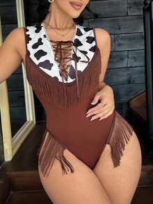 1件女士内衣套装（无钢圈） - 彩色 - 查看 3