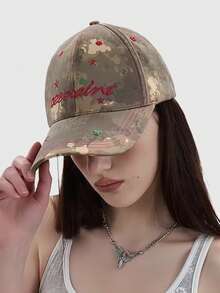 ROMWE Goth Women Baseball Cap - reddish brown - View 2