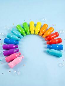 Bottle Collision Interactive Tabletop Game - Colorful Plastic Bottle Matching & Guessing Toy Set, Fun Group Activity For Parties & Game Nights, Compact Portable Design, Thoughtful Gift For Friends & Family, Casual Hobbyist Accessory - decompression toy - View 8