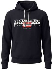 Men's Hoodie Navy Blue - BLU MARINE - Visa 4