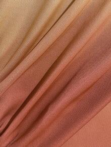 Soleia Women's Ombre Criss-Cross One-Piece Swimsuit, Fashionable For Vacation - Multicolor - View 7