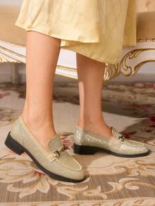 CUCCOO TILAWA 女士乐福鞋 - 金色 - 查看 4