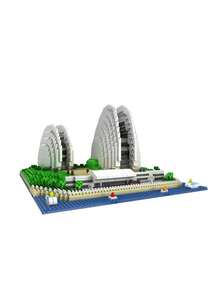 MINKOJA - SELECTS Princess Castle & Shell Opera House Micro Building Block Set – 3D Famous Architecture Models, Collectible Assembly Toy For Adult,Easter,Easter Gift,Childen's Day,Adult Others Block Toys - Multicolor - View 7