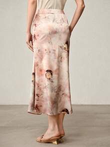 MOTF PREMIUM FALDA A-LINE ELEGANTE Y CÓMODA PARA MUJER - Rosa - Ver 7