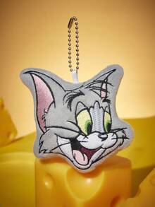 TOM & JERRY X SHEIN 1/3pc Adorable Plush Keychains, Blind Bags Packaging, Random Shipping, Three Designs In Total, Can Be Hung On Bags Or Keys, Exquisite Embroidery, Cat And Mouse Design. - Multicolor - View 8