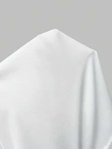 EMERY ROSE Elegant White Silky Summer Shirt For Women,Ruffled Lantern Long Sleeve Blouse,Plus Size Autumn Clothing,Everyday Work Elegant White Ruffle Blouses - White - View 5