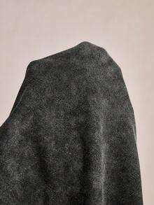 Freevana 大码女式休闲时尚街头水洗斜插口袋宽松连体裤，夏季 - 黑色 - 查看 8