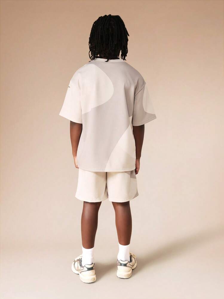 Oversized Jersey T-Shirt And Shorts Set