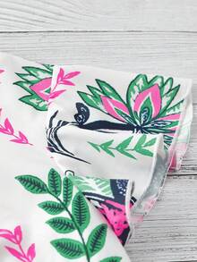 SHEIN Elenzya Elegant Paisley Print Casual Blouse, Suitable For Daily Wear, Beach, Summer Party, Family Gathering, Unique Design - Multicolor - View 3