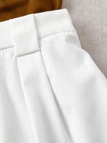 Franclia Set de 2 piezas: Top de un hombro y shorts casuales - Multicolor - Ver 7