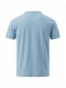 Napapijri Men's T-Shirts Blue - LIGHT BLUE - View 5